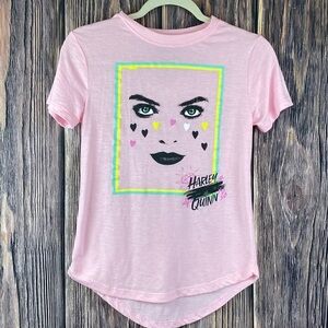 Woman’s Harley Quinn Bubblegum Pink Tee Shirt - Sz XS